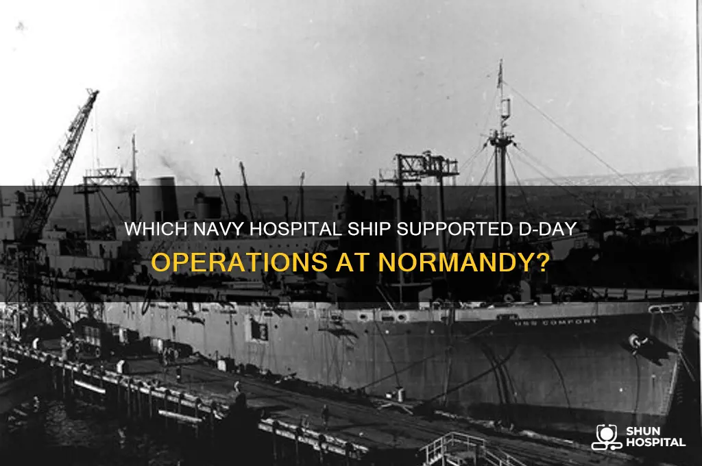 which navy hospital ship served at normandy