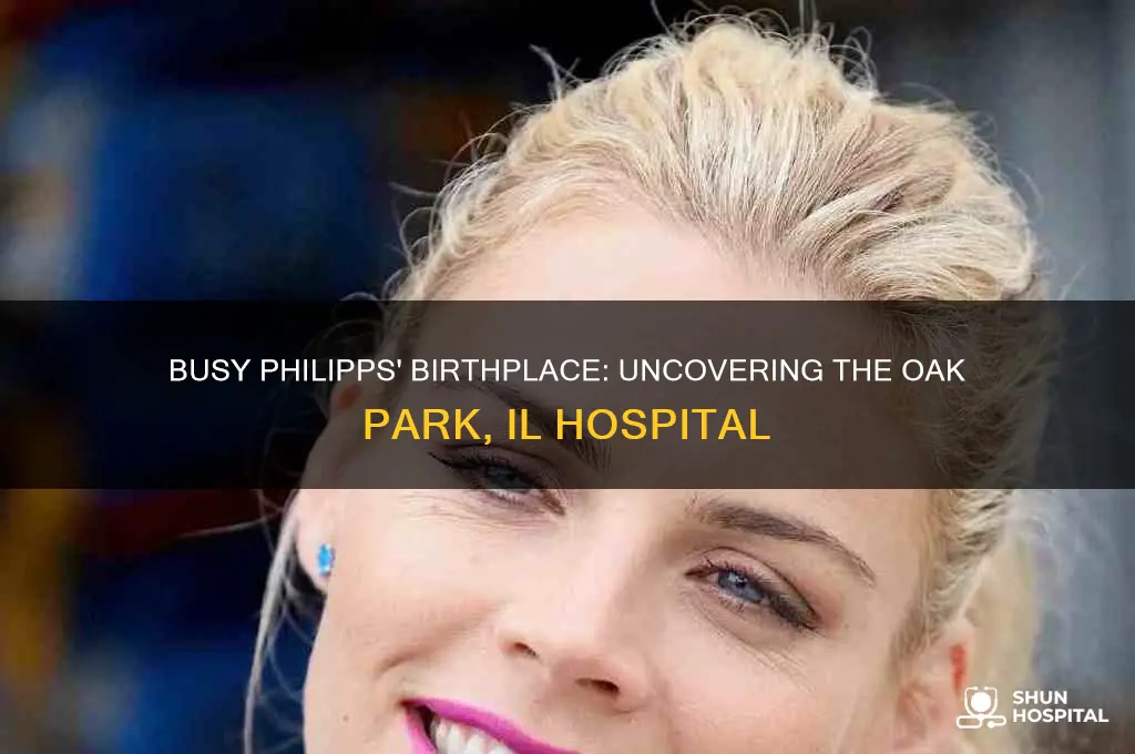 which oak park il hospital was busy philipps born in