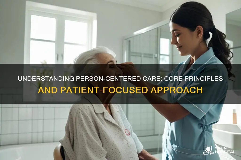 which of the following best describes person centered care