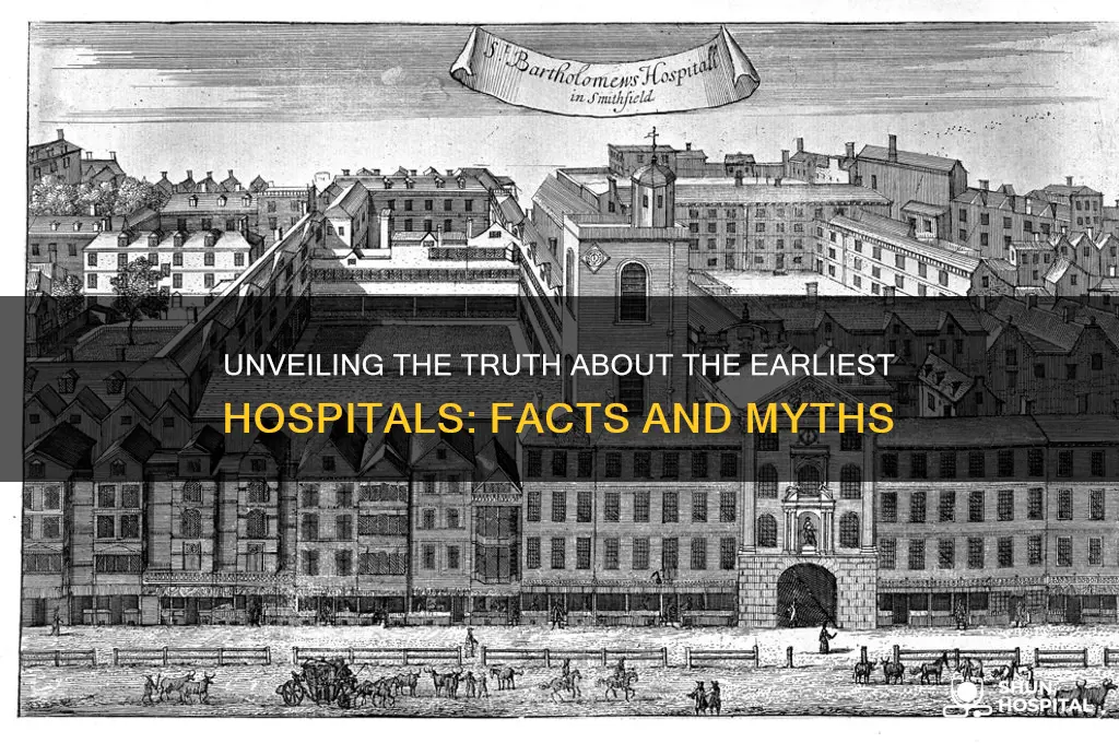 which of the following is true regarding the earliest hospitals