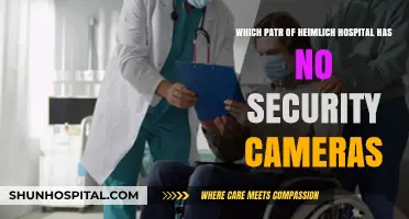 Unmonitored Zones: Which Part of Heimlich Hospital Lacks Security Cameras?