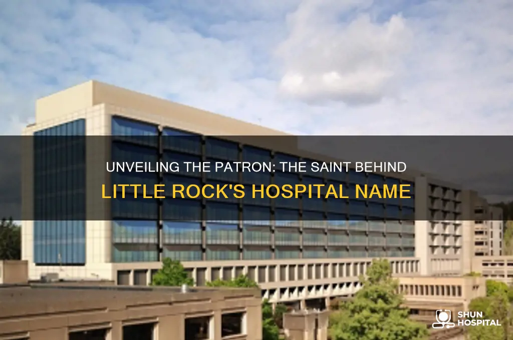 which saint vincent is the little rock hospital named after