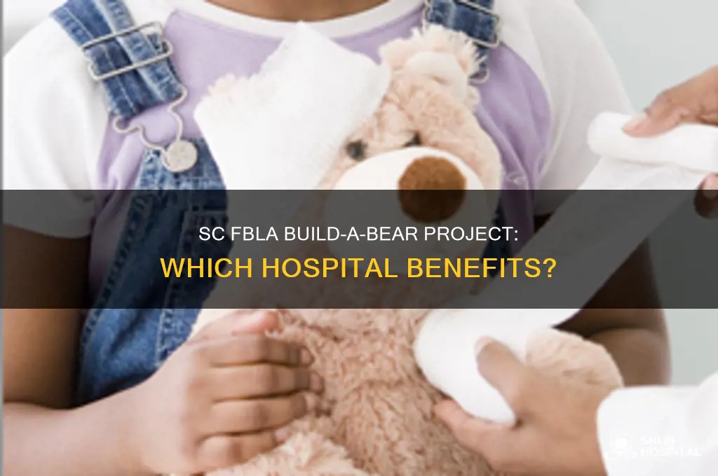 which sc hospital benefits from the sc fbla build-a-bear project