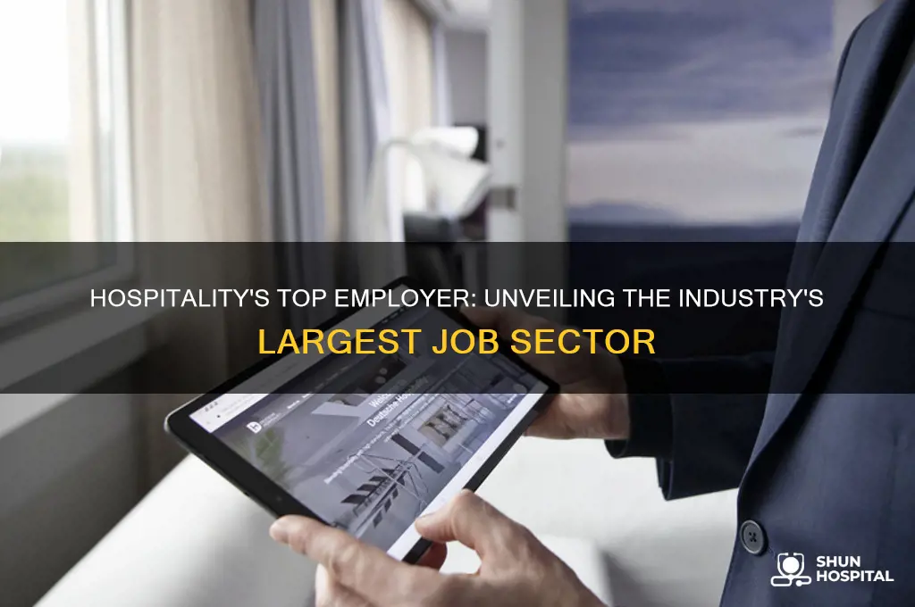 which sector of the hospitality industry is the largest employer