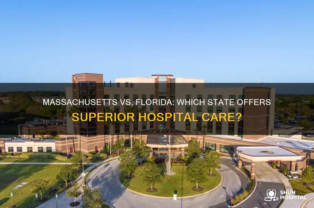 which state has the best hospitals massachusetts or florida