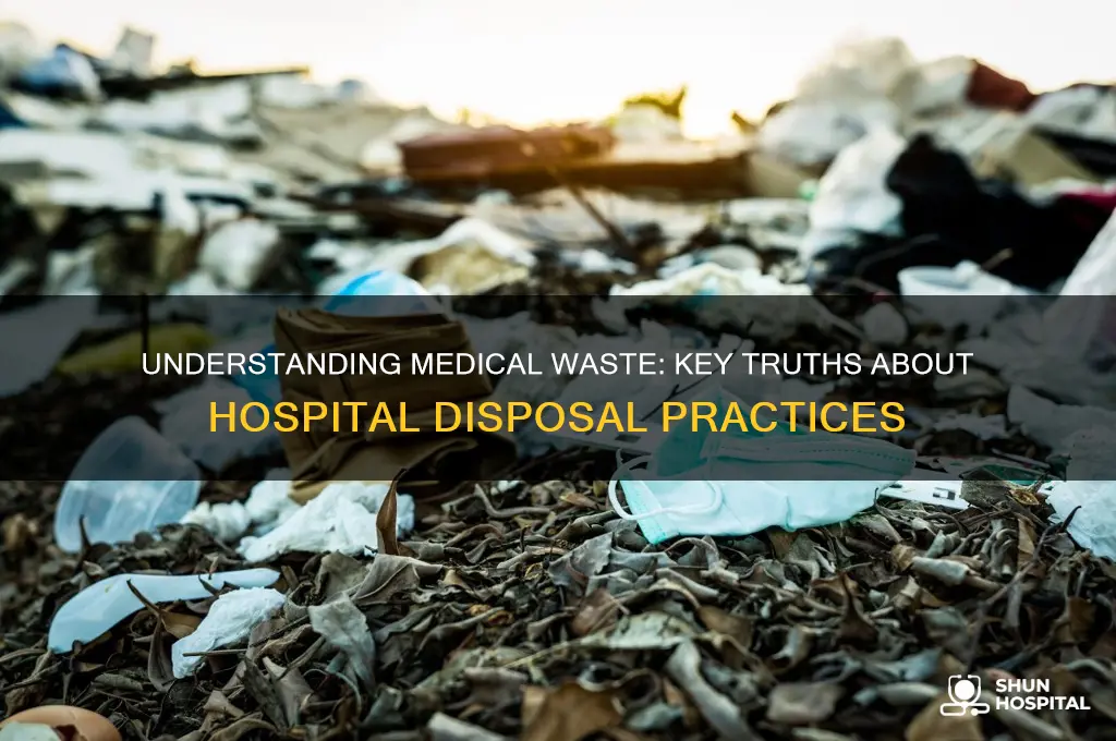 which statement is true about medical waste produced by hospitals