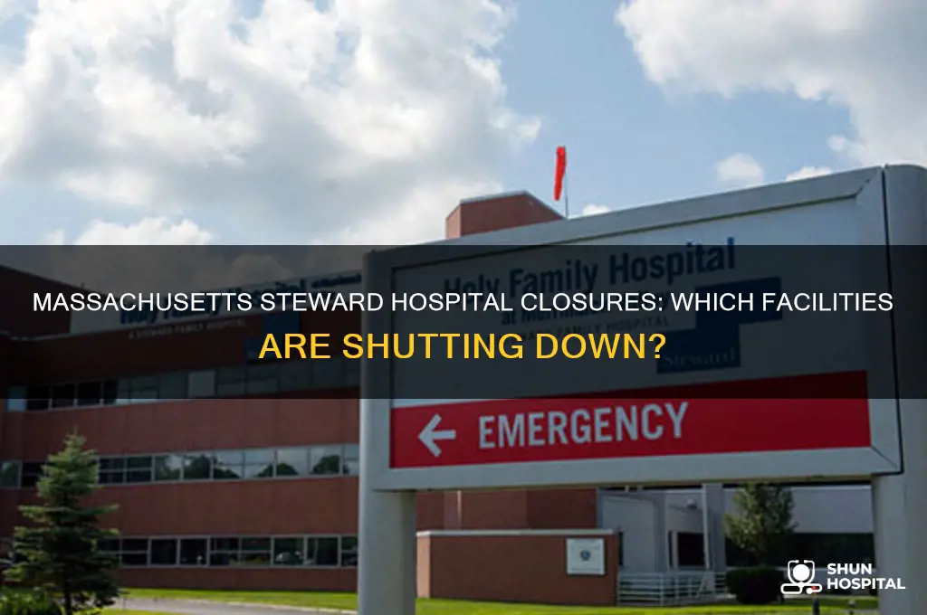which steward hospitals are closing in massachusetts