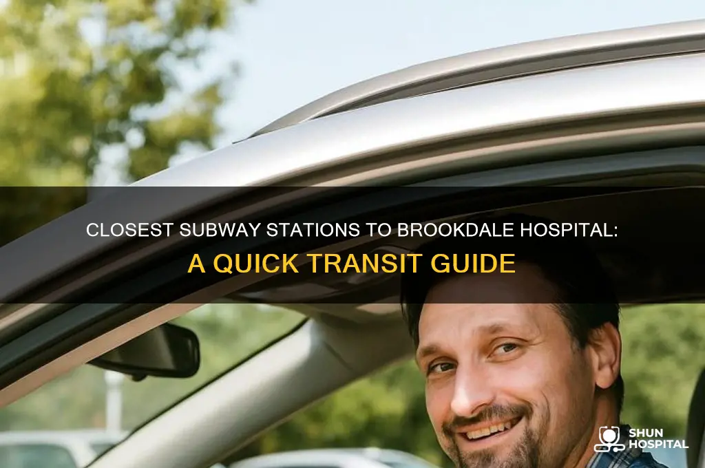 which subway station is near brookdale hospital