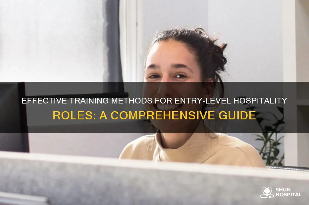 which training method is best for most entry-level hospitality positions