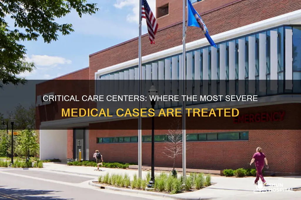 which type of hospital handles the most severe cases