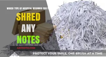 Shredding Notes: Which Hospital Type Mandates Strict Documentation Disposal?