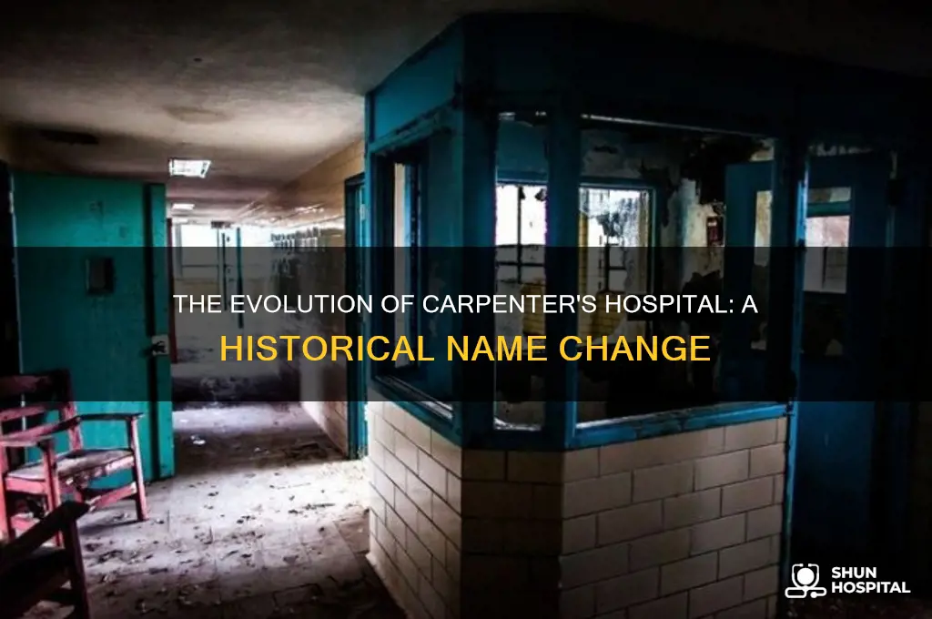 which was later renamed carpenter