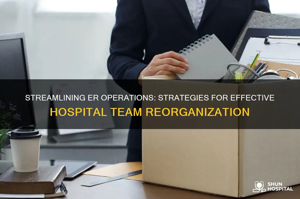 which would best help a team reorganizing a hospital