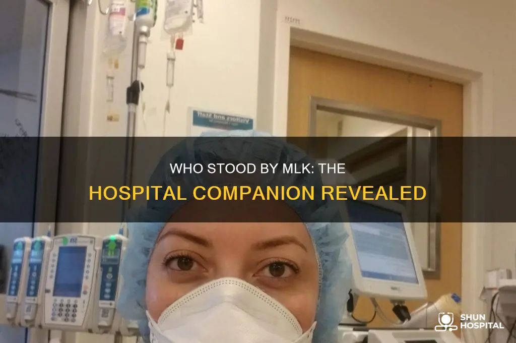 who accompanied martin luther king to hospital