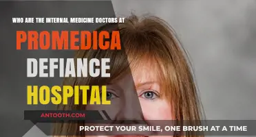 Meet Promedica Defiance Hospital's Expert Internal Medicine Physicians