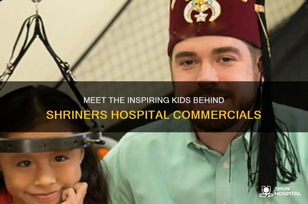 who are the kids on the sgriners hospital commercial