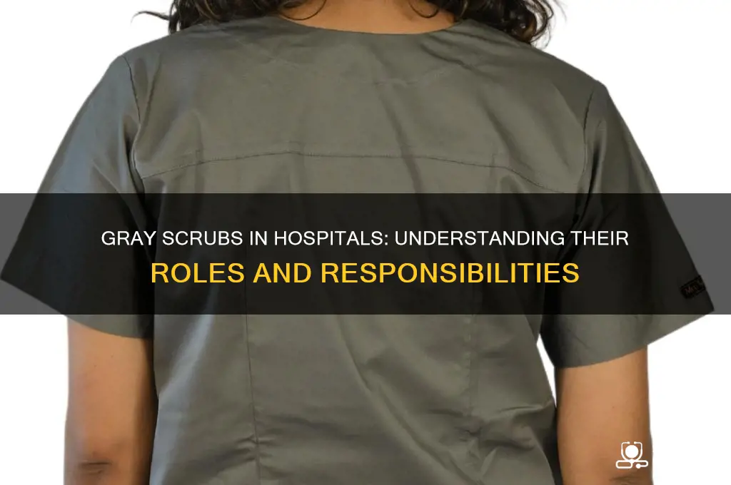 who are the people in the hospital wearing gray scrubs