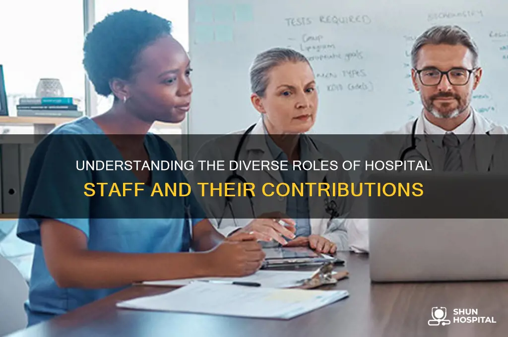 who are the staff in a hospital