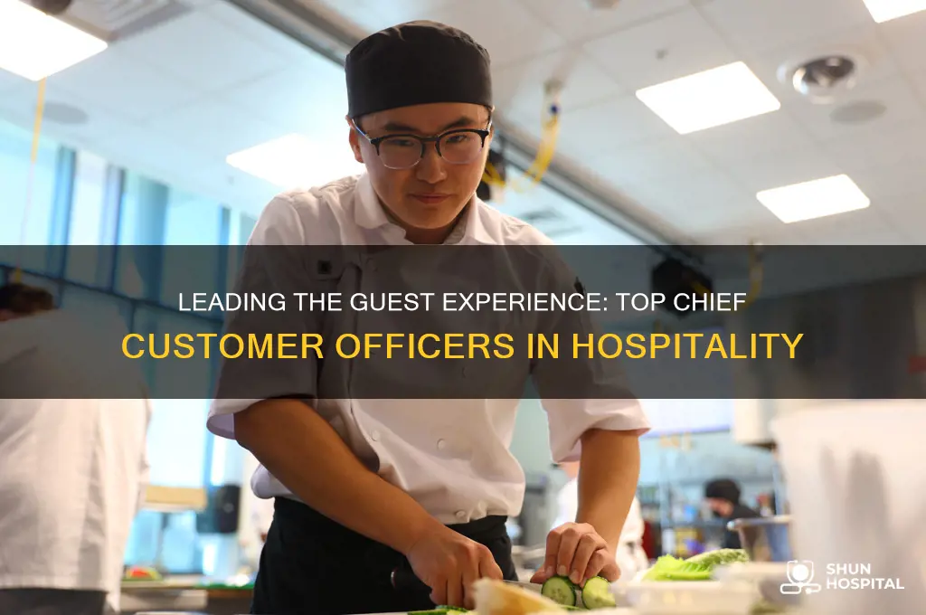 who are the top chief customer officers in hospitality