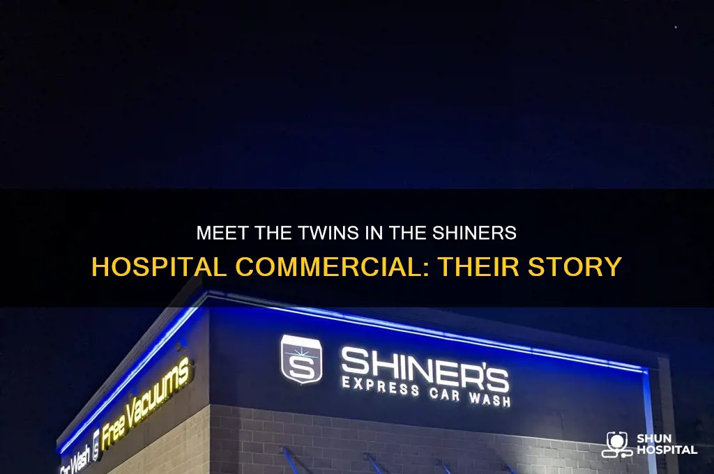 who are the twins in the shiners hospital commercial