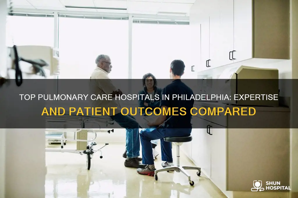 who as the best pulmonary care hospital in phila