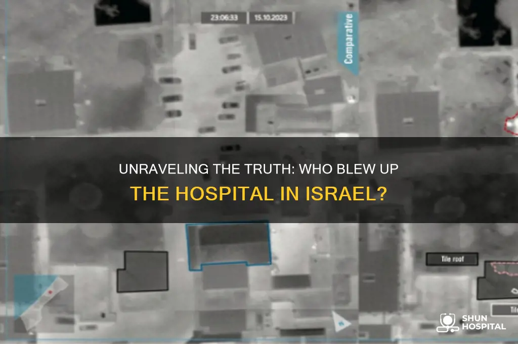who blew up the hospital in israel
