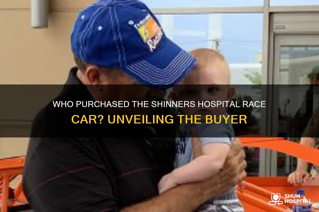 who bought the shinners hospital race car