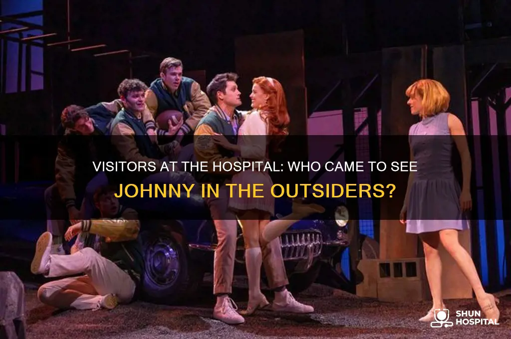 who came to the hospital to see johnny the outsiders
