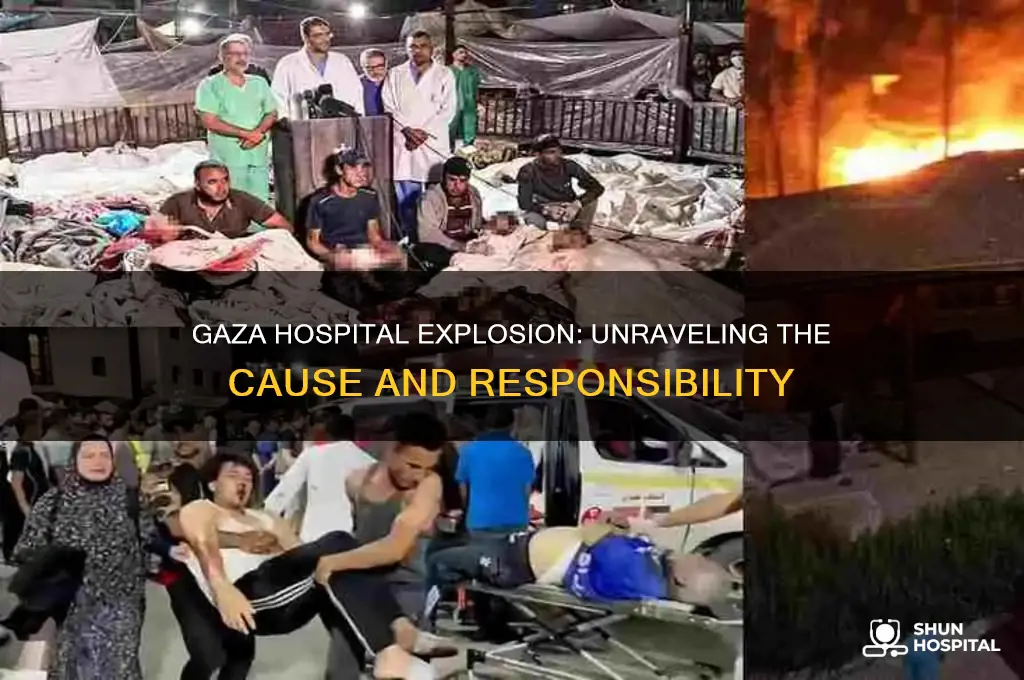 who caused the hospital explosion in gaza