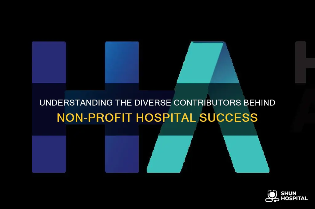 who contributes to a non profit hospital