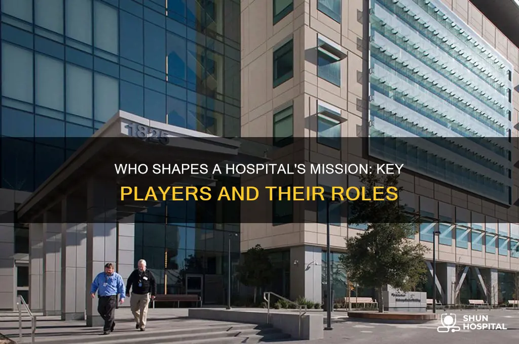 who creates the mission of a hospital