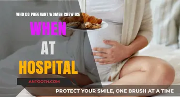 Why Pregnant Women Crave Chewing Ice During Hospital Stays