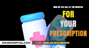 Who to Contact at the Hospital for Your Prescription Refill