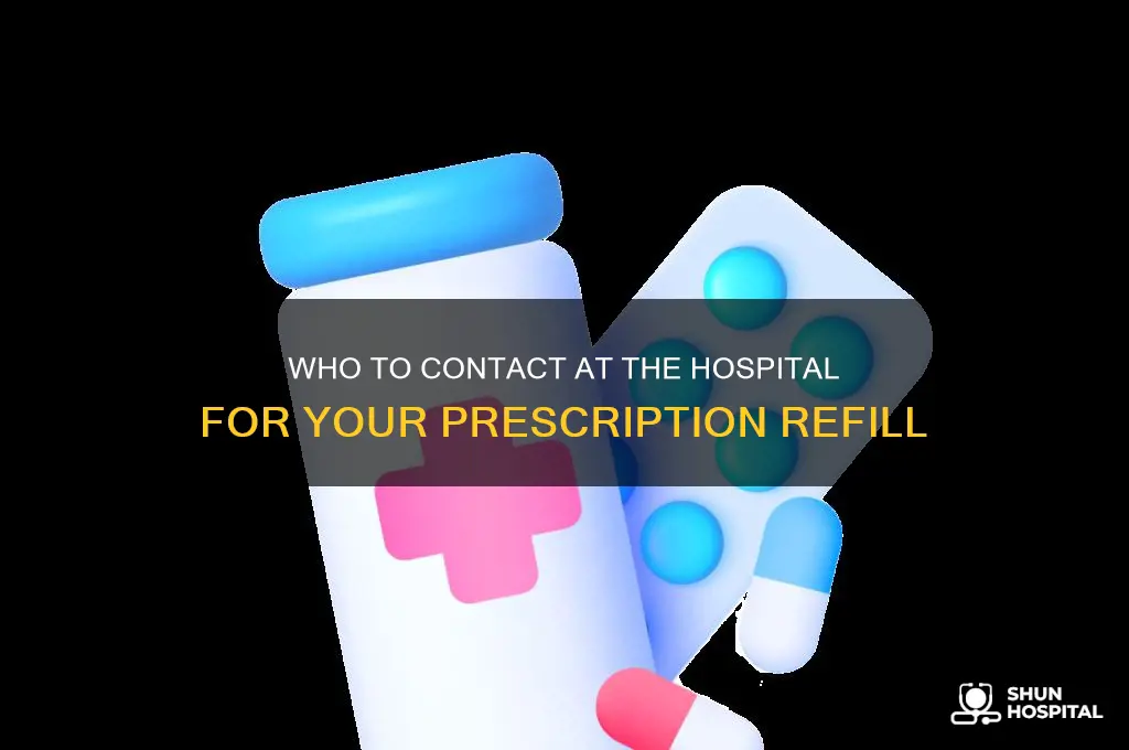 who do you call at the hospital for your prescription