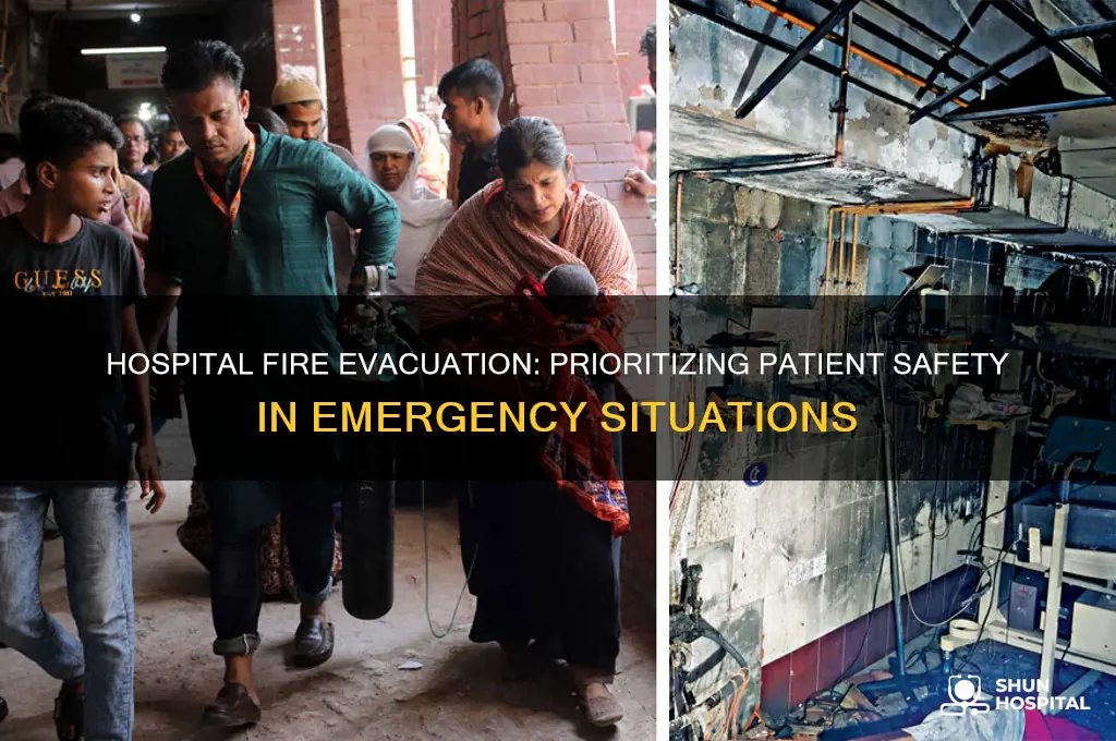 who do you evacuate first in a hospital fire