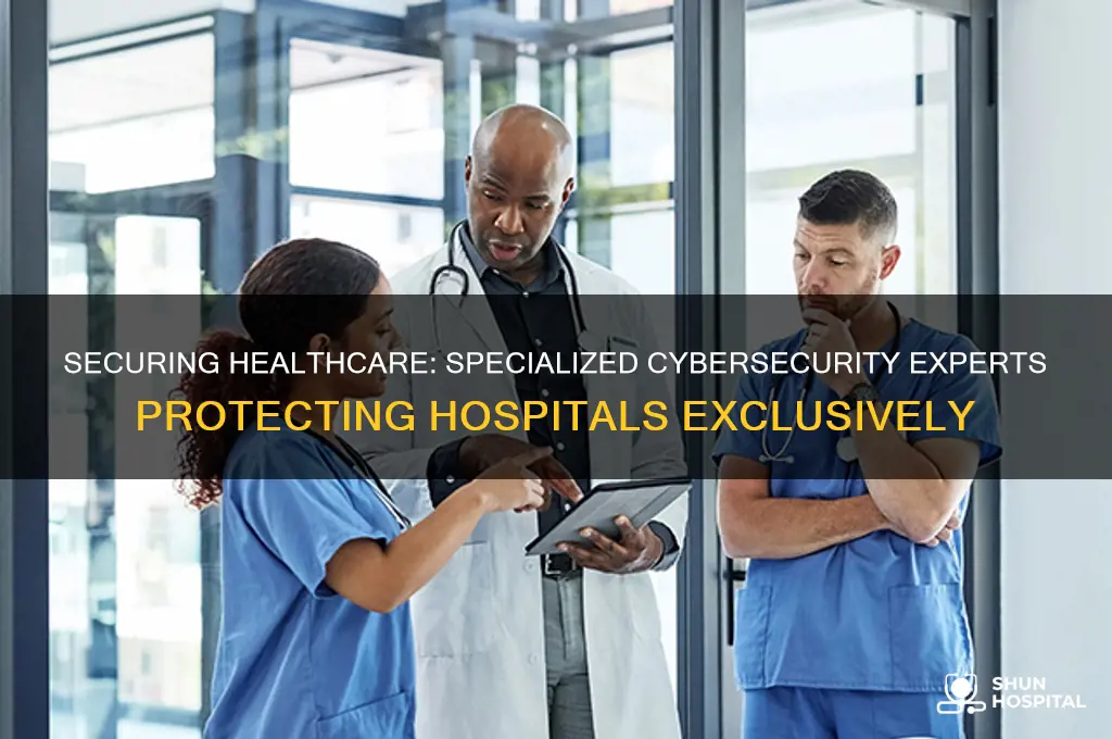 who does cyber security for hospitals only