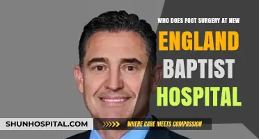 Expert Foot Surgeons at New England Baptist Hospital: Who Performs Surgeries?