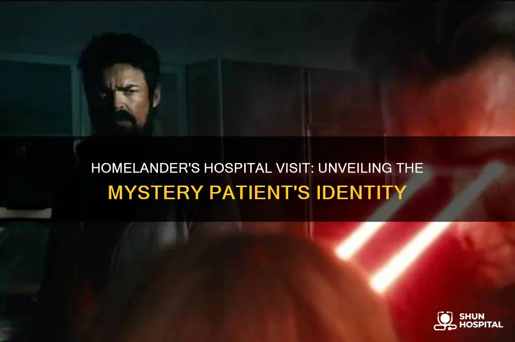 who does homelander visit in the hospital