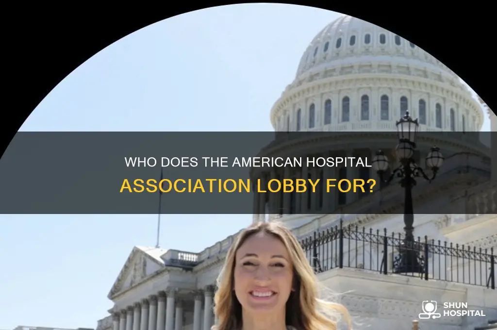 who does the american hospital association lobby on behalf of