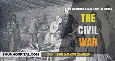 Who Established a War Hospital During the Civil War?