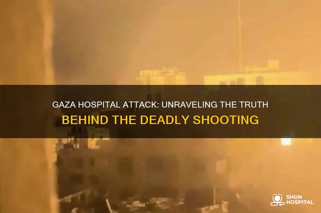 who fired at the hospital in gaza