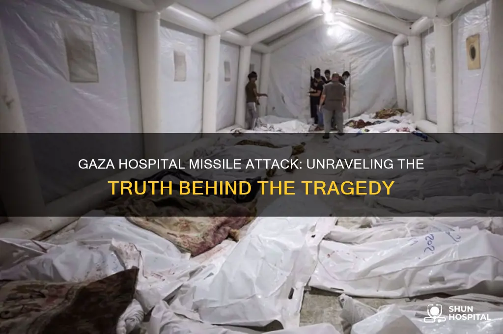 who fired the missile at the hospital in gaza