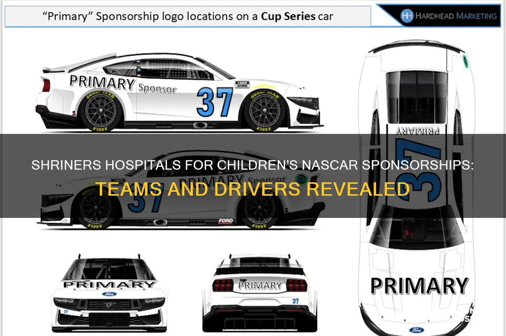 who has shriners hospital for childrens sponsored in nascar