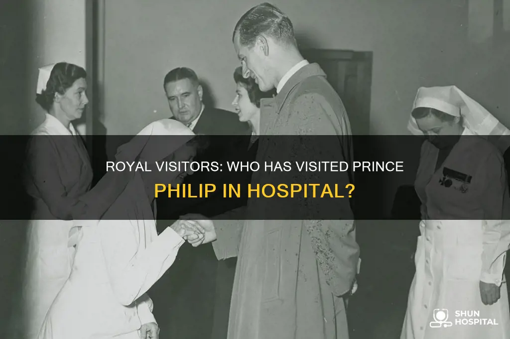 who has visited prince philip in hospital