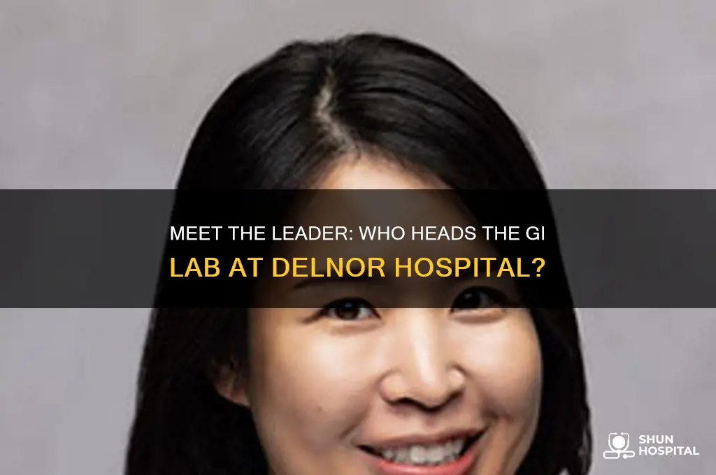 who is charge of gi lab at delnor hospital