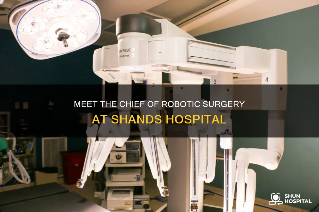 who is chief of robotic surgery at shands hospital