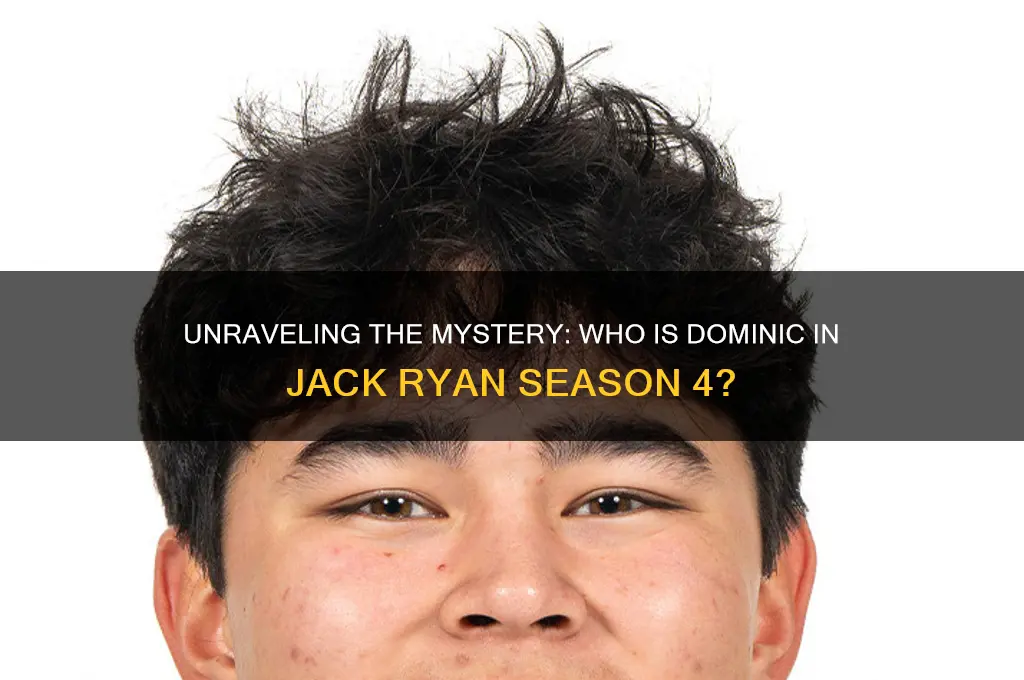 who is dominic in hospital in jack ryan season 4