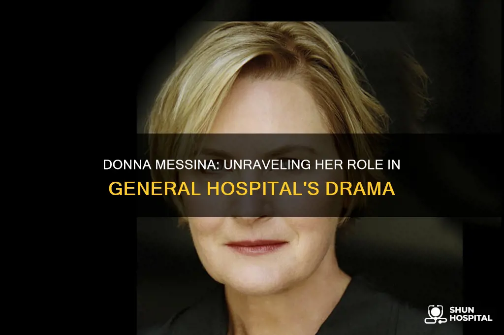 who is donna messina from genrel hospital