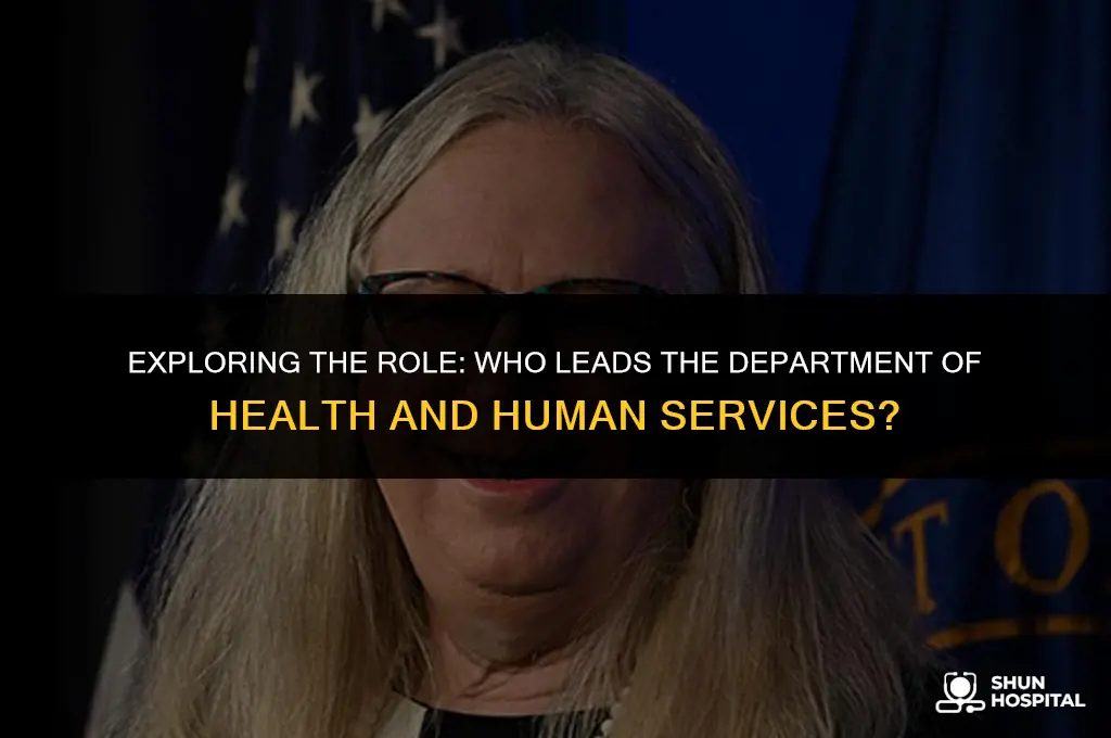 who is head of hhs department