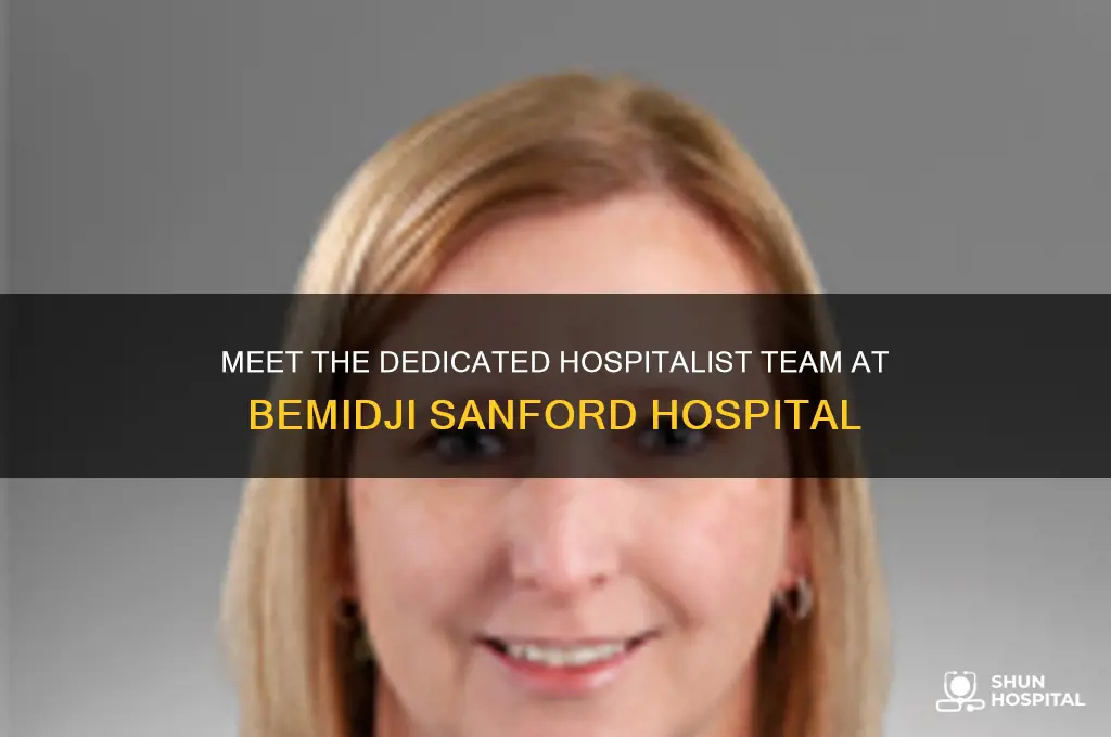 who is hospitalist at bemidi sanford hospital